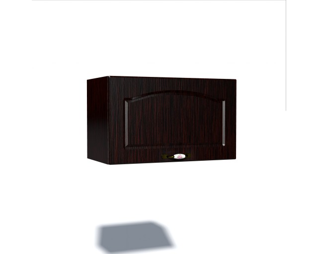 Corp superior 60 cu 1 usa orizontala pentru hota Zebra MDF mustata wenge